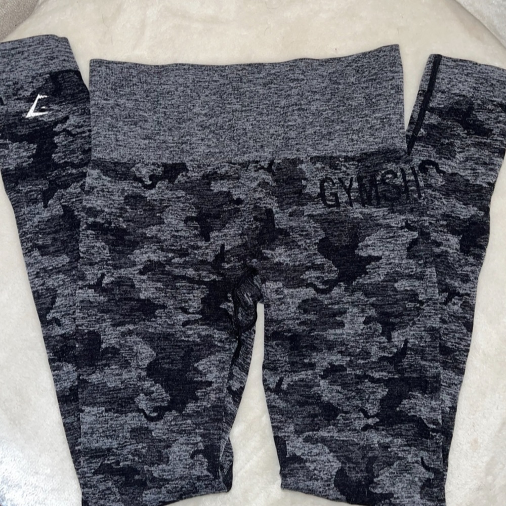 Gymshark Black Camo Leggings